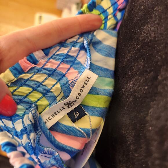 MICHELLE MCDOWELL Sadie Spring Capri Crush Blue 2pc Set, Size Medium - Picture 12 of 13